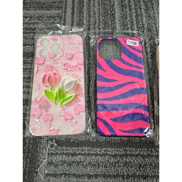 Lot of 4 Echo Miss iPhone 14 Pro Max cases girly pink with accessories - Picture 2 of 7